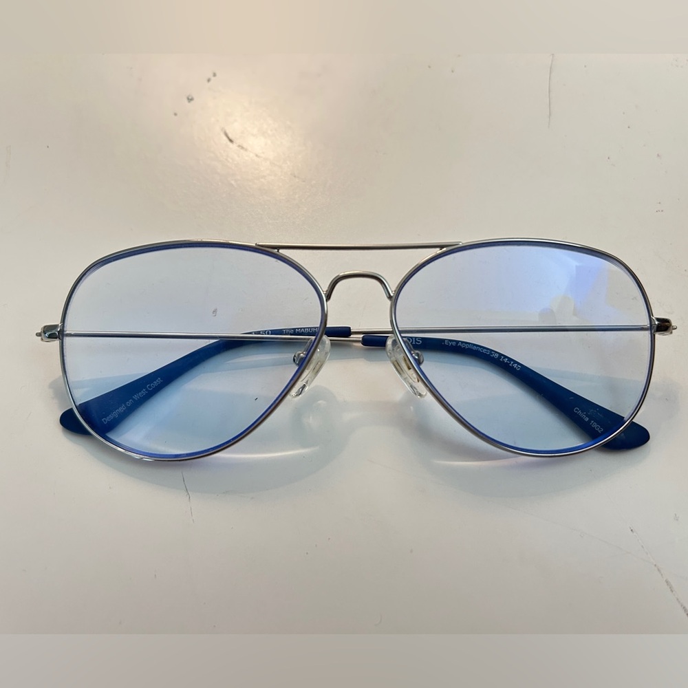 CADDIS Mabuhay Frames 1.50 Readers with Light Blue/Purple Lenses